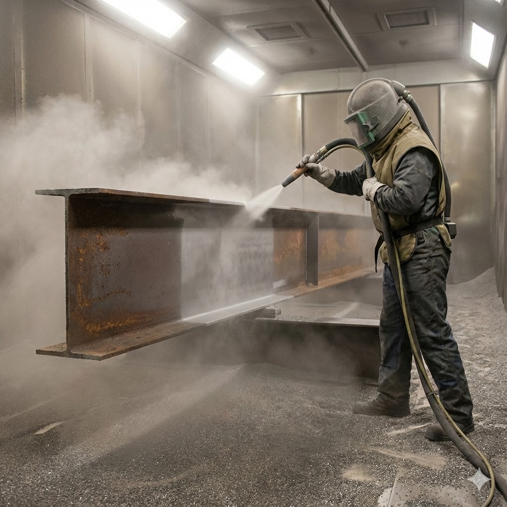 Пескоструйная обработка металла