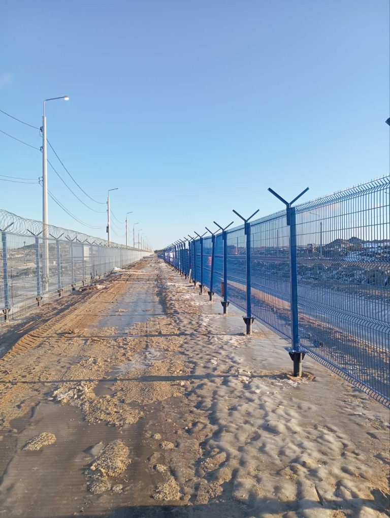 Монтаж забора