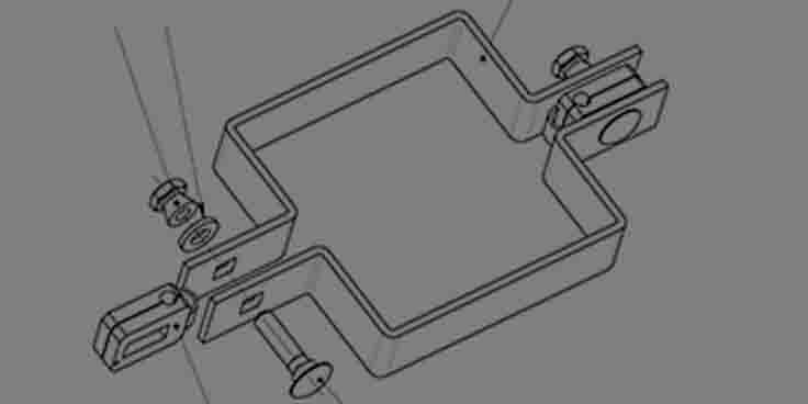 ПЭРТ 013-40-0 (хомут 80х80)